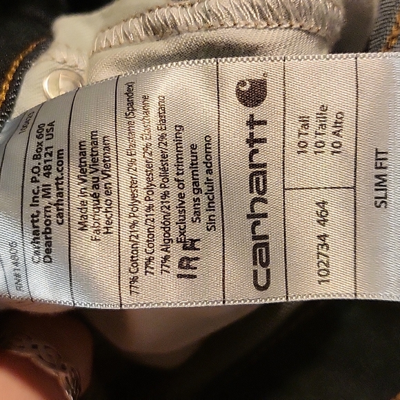 Carrhart skinny leg jeans - Picture 2 of 4